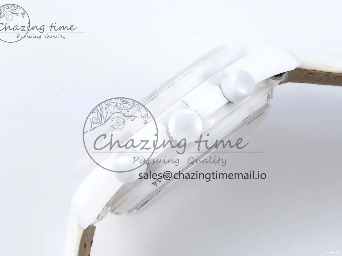 0522 Speedmaster White Side Of The Moon N1F 1:1 Best Edition White Dial White Ceramic on White Leather Strap A GoAnywhere 7694